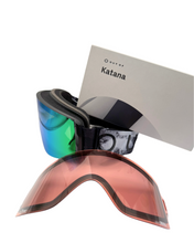 Carica l'immagine nel visualizzatore di Gallery, Maschera Katana | Color Tempesta | Lens Green MCI - panzeriweb